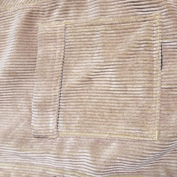Cross Eyed Moose Corduroy Long Sleeve Snap Up Shirt, Size XL In Brown - Picture 3 of 10
